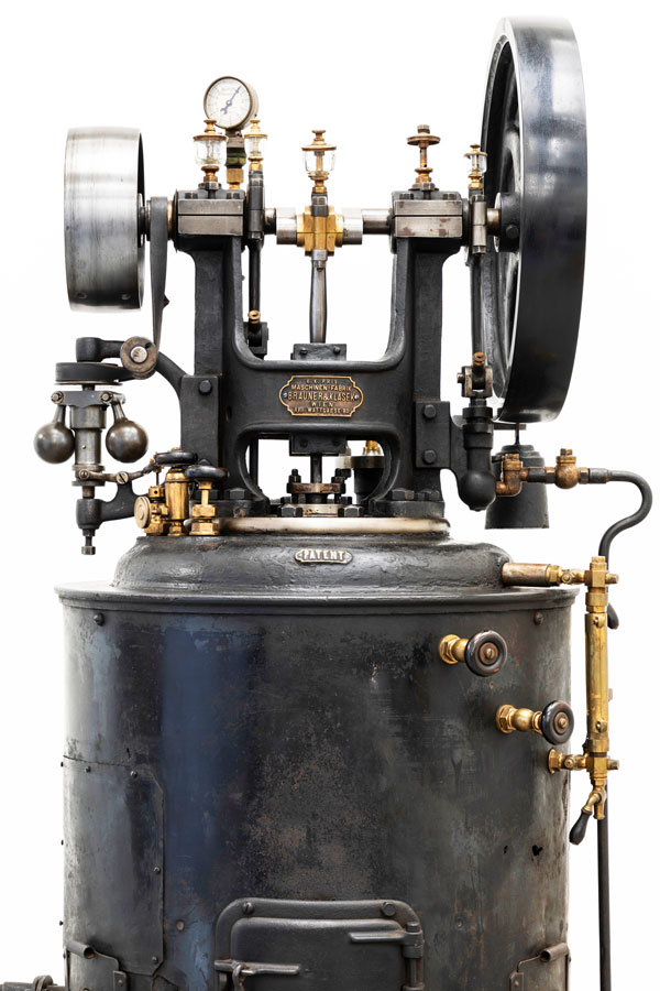 Kleindampfmaschine für das Gewerbe, 1890 © Technisches Museum Wien 