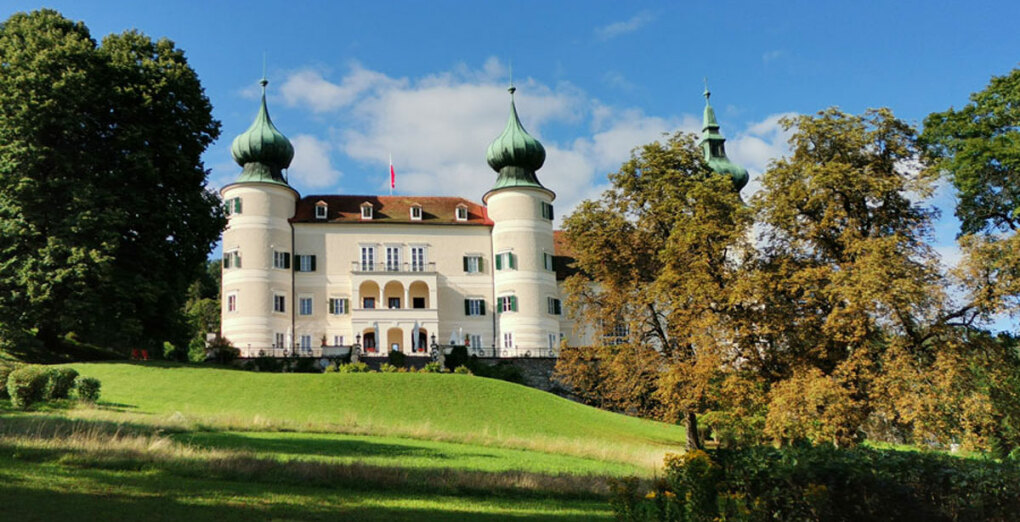 Schloss Arttetten, vom Park aus gesehen