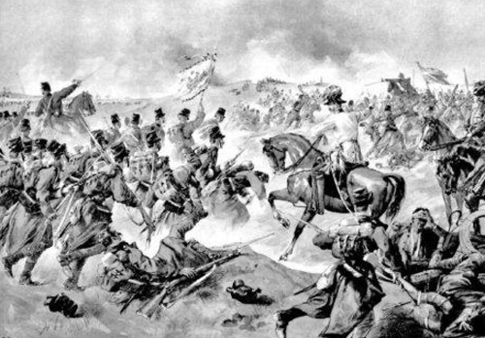 Schlacht von Solferino 1859, Illustration aus dem besprochenen Buch