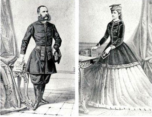 Kaiser Franz Josef und Kaiserin Elisabeth in Ungarn, Illustration aus dem besprochenen Buch