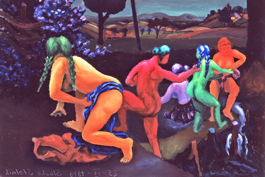 Slavko Stolnik, Fünf Grazien am Bach © Thomastik-Infeld GmbH.