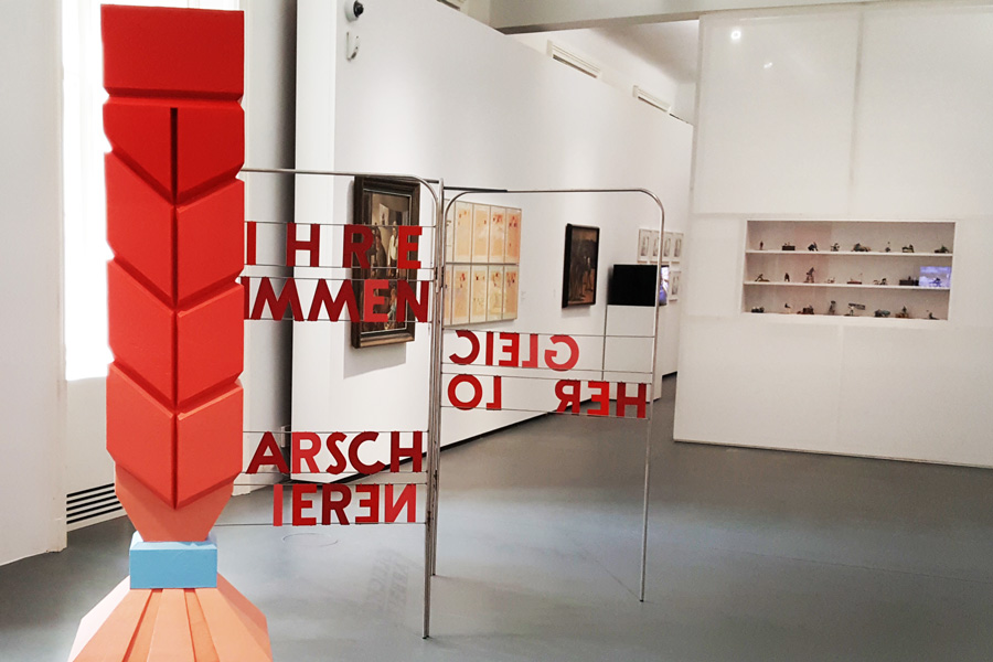 Alles in Arbeit, Ausstellungsansicht