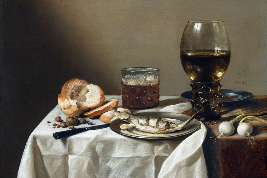 Pieter Claesz, Stillleben mit Glaspokal © Foto: UMJ/N. Lackner