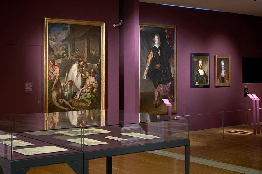 Coronas Ahnen Ausstellungsansicht © KHM-Museumsverband