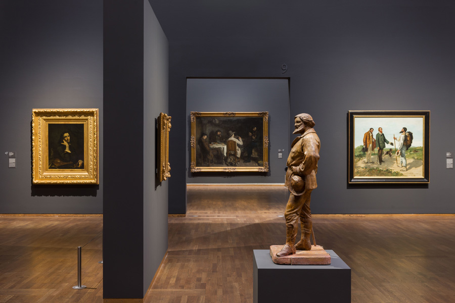 Gustave Courbet, Ausstellungsansicht © Leopold Museum / Reiner Riedler