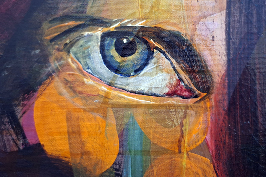 Albert Oehlein, Ohne Titel 1991, Detail