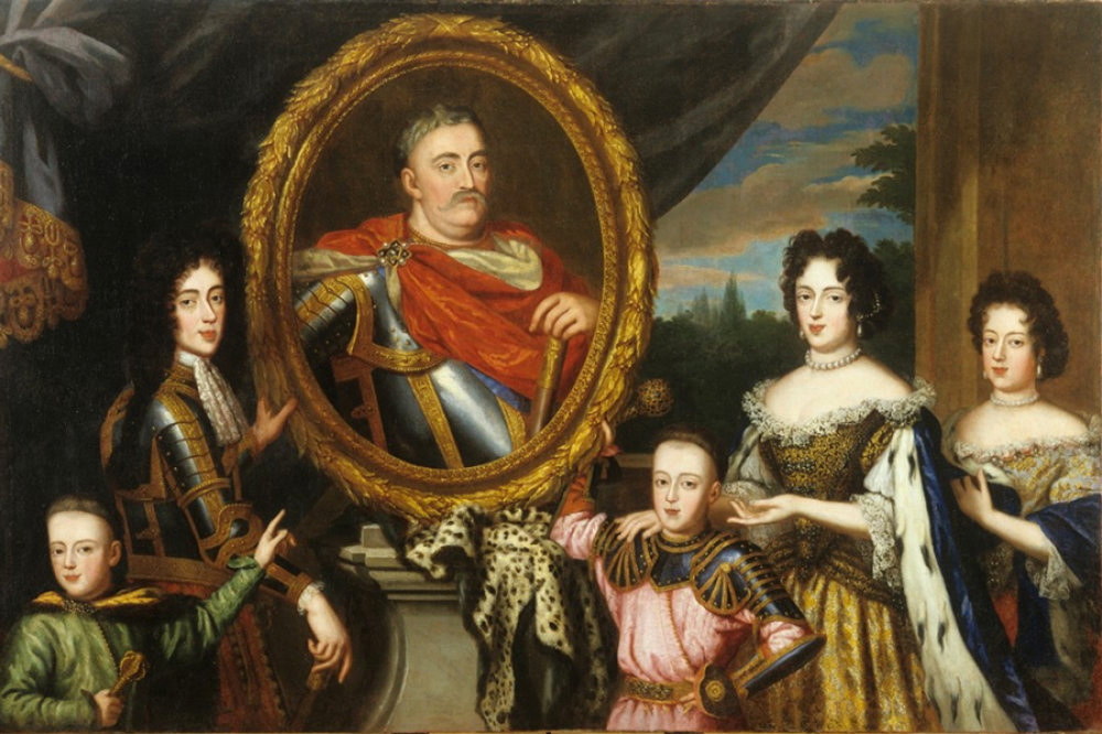 Henri Gascar, Portrait der Familie Jan III. Sobieski © Zamek Foto Lukasz Schuster