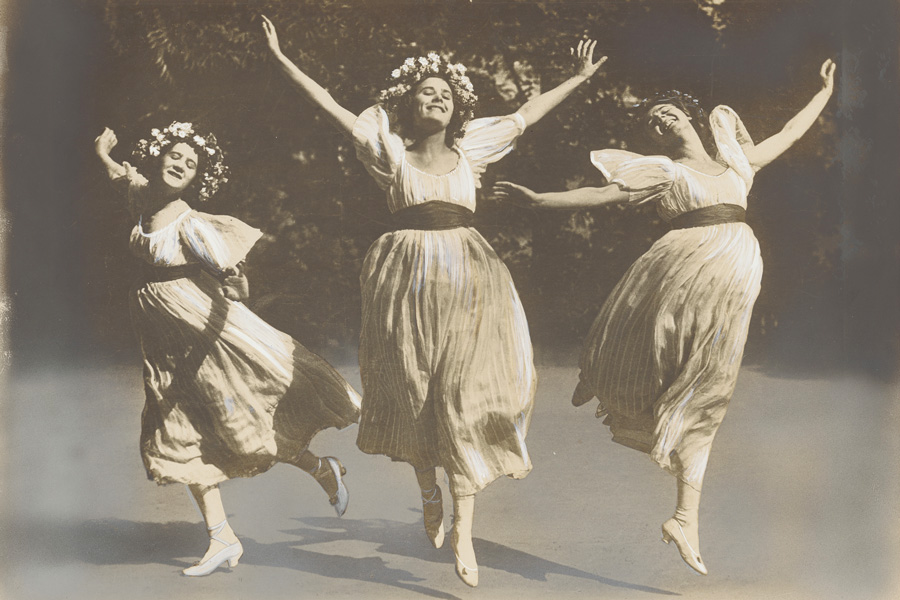 Rudolf Jobst Berta, Elsa und Grete Wiesenthal © Albertina