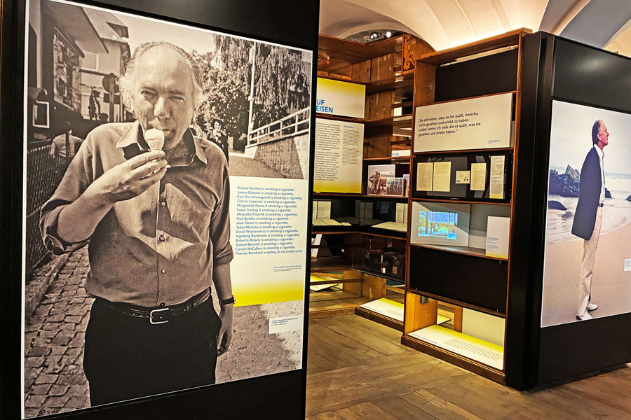 Thomas Bernhard Heute. Ausstellungsansicht