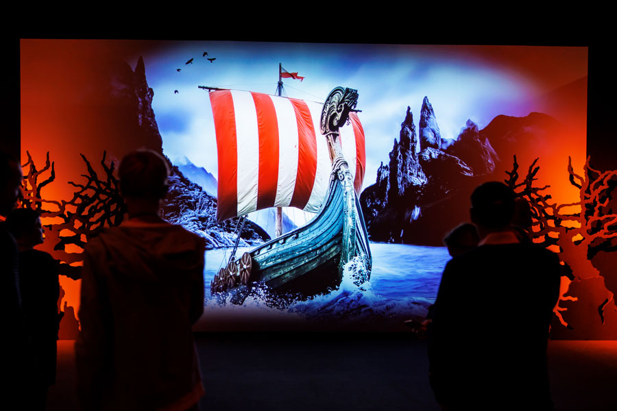 Wikinger, ein immersives Erlebnis, Ausstellungsansicht © Alegria Exhibition GmbH