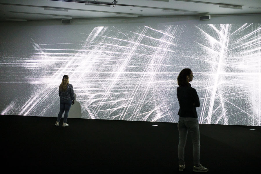 MONOCOLOR. SCREEN-SPACE, Ausstellungsanischt © Kunstmeile Krems, Foto: Niko Havranek