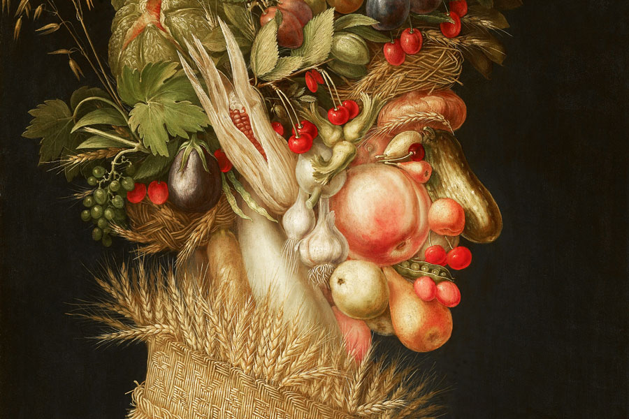 Giuseppe Arcimboldo, Der Sommer (Detail) © KHM-Museumsverband