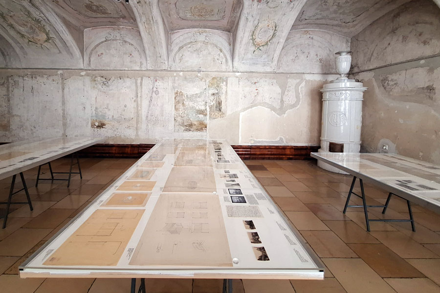 Margarete Schütte-Lihotzky, Moskau Material, Ausstellungsansicht