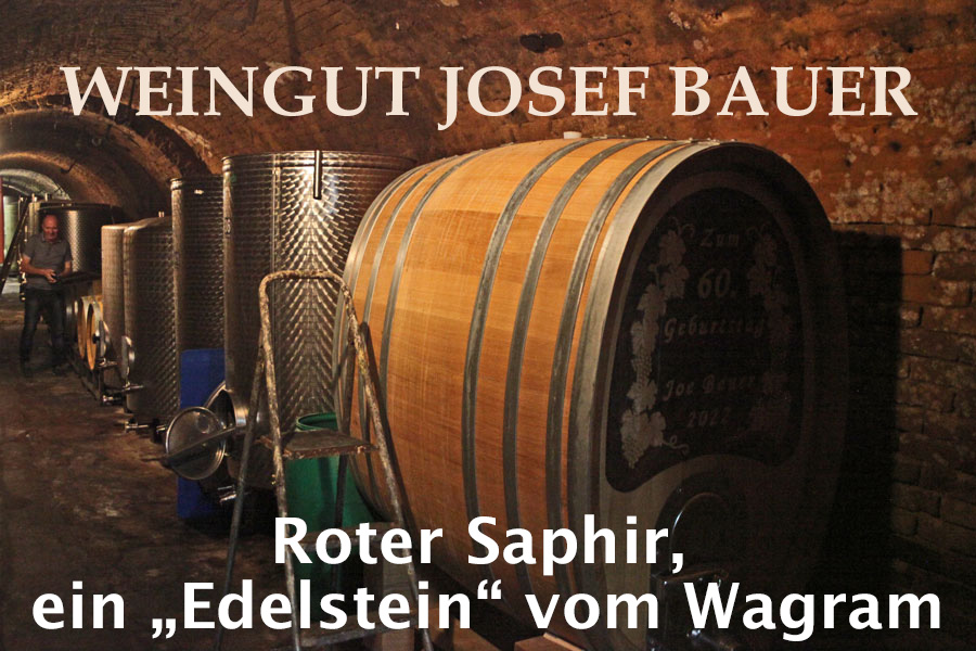 Weingut Josef Bauer Titel beschriftet
