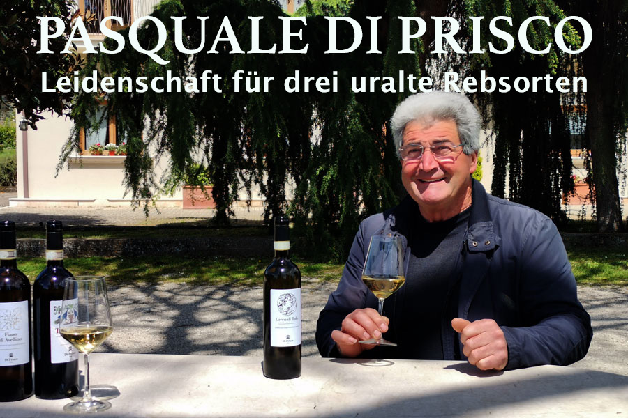 PASQUALE DI PRISCO, Leidenschaft für drei Rebsorten