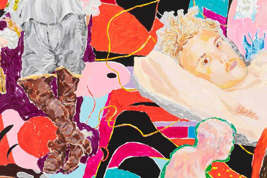 Richard Hawkins, Cavalier (Detail), 2022 Courtesy des Künstlers; Galerie Buchholz Richard Hawkins, Cavalier (Detail), 2022 Courtesy des Künstlers; Galerie Buchholz