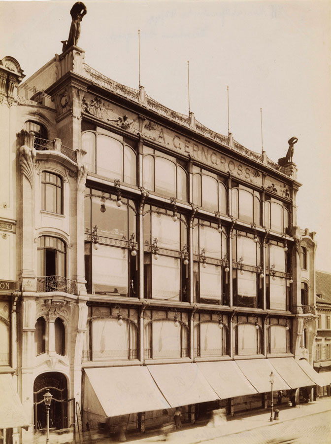 August Stauda (1861 - 1928), 7., Mariahilfer Straße 42-44 - Warenhaus Gerngroß, um 1905,