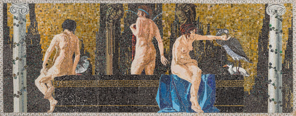 Leopold Forstner (1878 - 1936), Wiener Mosaik-Werkstätte und Glasmalerei, Mosaik 