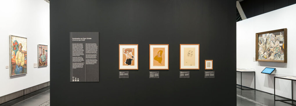 Schiele & Peschka, Ausstellungsansicht © Klaus Pichler