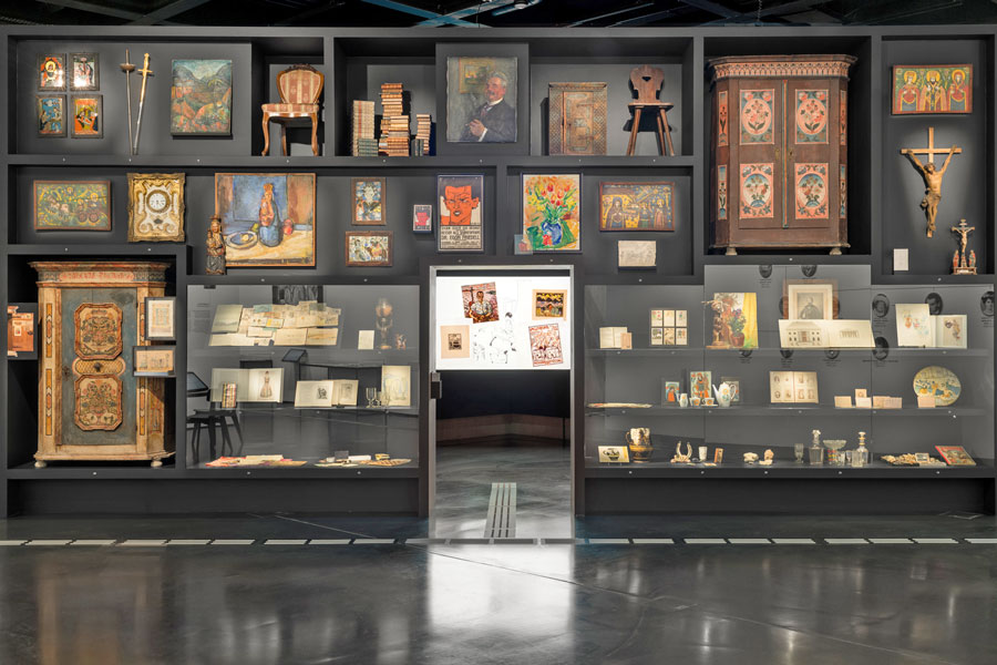 Schiele & Peschka, Ausstellungsansicht © Klaus Pichler