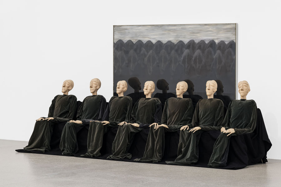 Ausstellungsansicht: Nie endgültig! Das Museum im Wandel, Eva Aeppli, L’Aube, 1960 Eva Aeppli