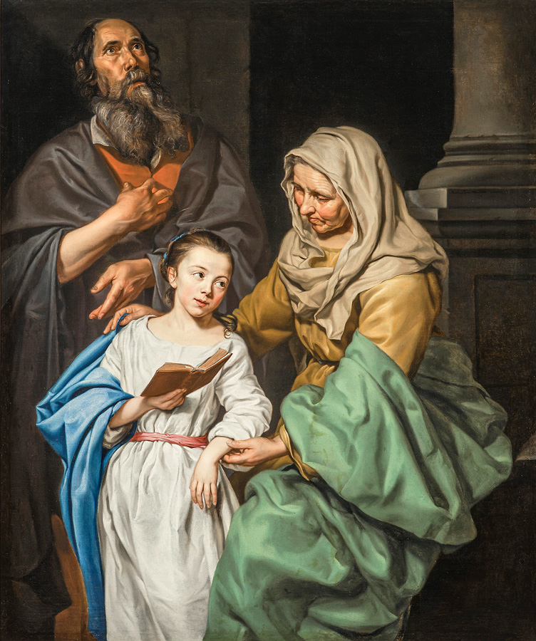 Michaelina Wautier, Die Erziehung Mariens © Den Haag, Privatsammlung, 