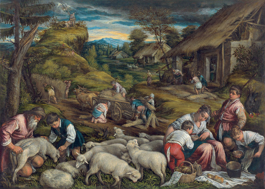 Jacopo Dal Ponte, genannt Bassano (1510/12–1592) Sommer (Opferung Isaaks) © KHM-Museumsverband