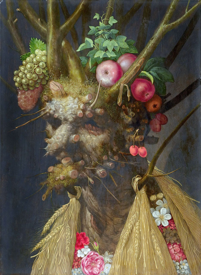 Giuseppe Arcimboldo, Die Vier Jahreszeiten in einem Kopf, Courtesy National Gallery of Art