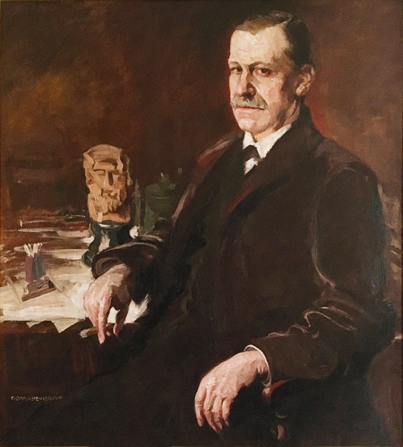 MAX OPPENHEIMER, Bildnis Sigmund Freud, 1909 © New York Psychoanalytic Society and Institute