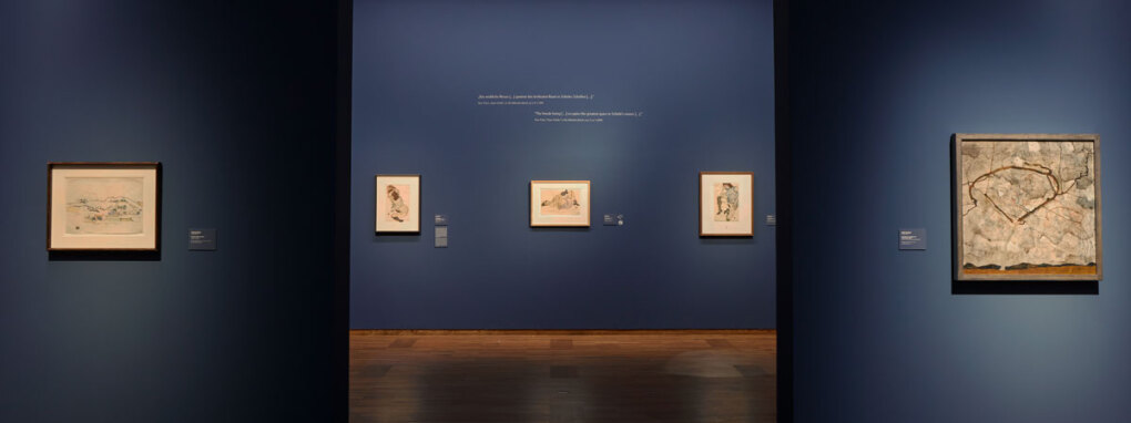 Ausstellungsansicht "Zeiten des Umbruchs. Egon Schieles letzte Jahre: 1914–1918" © Leopold Museum