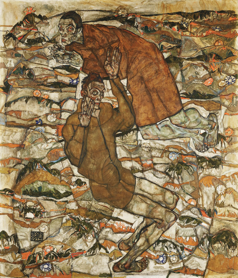 Egon Schiele, Entschwebung (Die Blinden II), 1915 © Leopold Museum, Wien, Foto: Leopold Museum, Wien