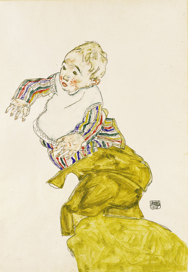 Egon Schiele, Baby (Anton Peschka jun.), 1915 © The Kallir Family Foundation, New York City