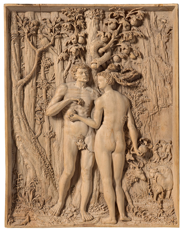  Meister I. P., Sündenfall, 1521  Foto: Johannes Stoll / Belvedere, Wien 