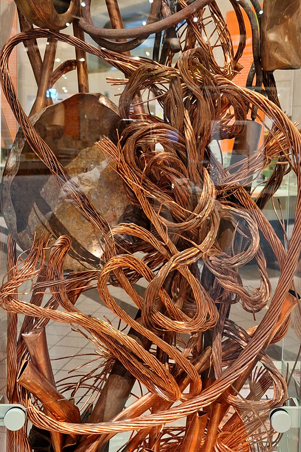 Kupferdrähte in der Themeninsel 5