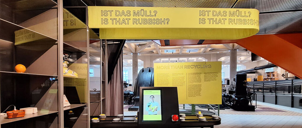 MORE THAN RECYCLING, Ausstellungsansicht