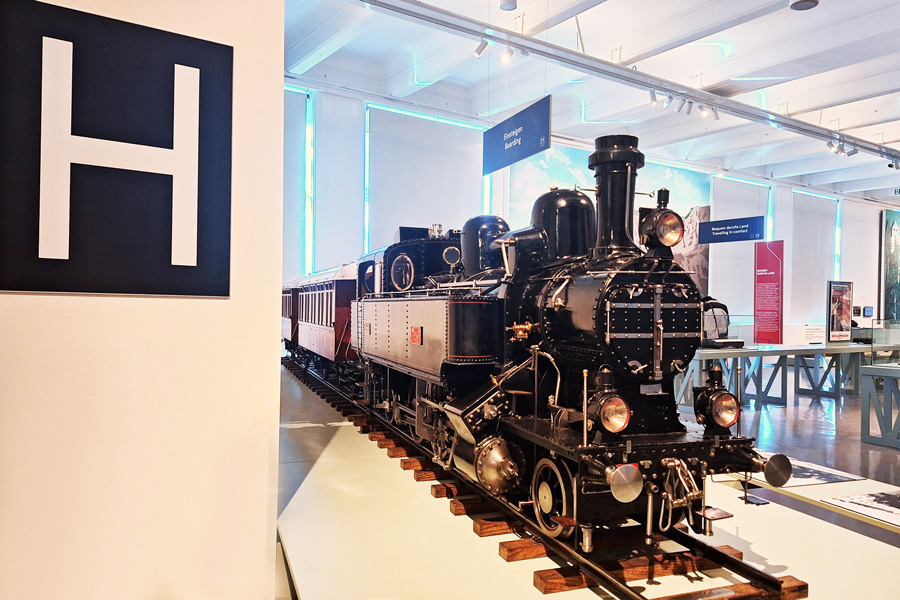 Im Bann der Bahn, Ausstellungsansicht Im Bann der Bahn, Ausstellungsansicht