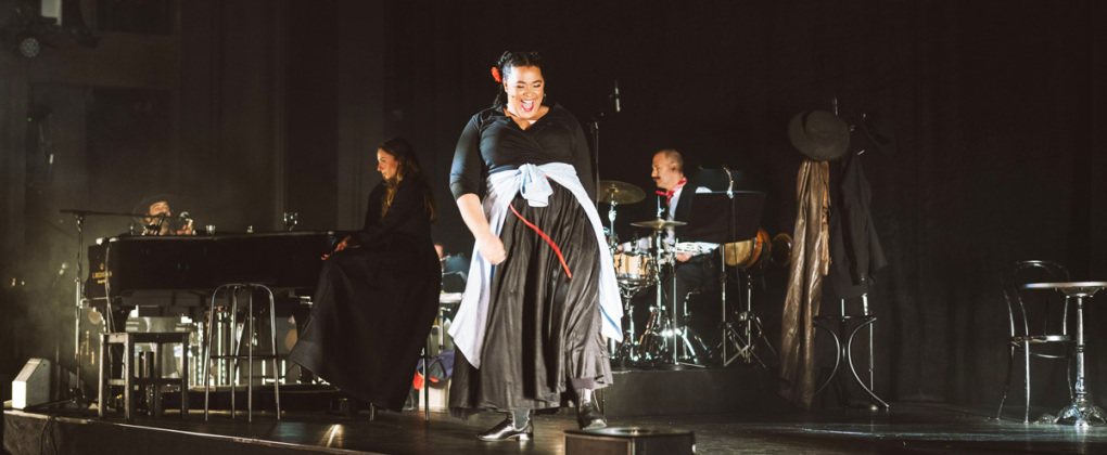  Gabriel Cazes (Musikalische Leitung), Julia Edtmeier (Micaëla), Katia Ledoux (Carmen), Jörg Mikula 