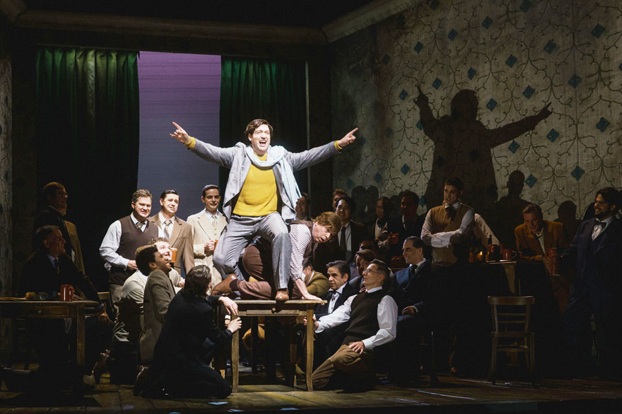 Attilio Glaser, Ensemble © Marco Sommer / Volksoper Wien 