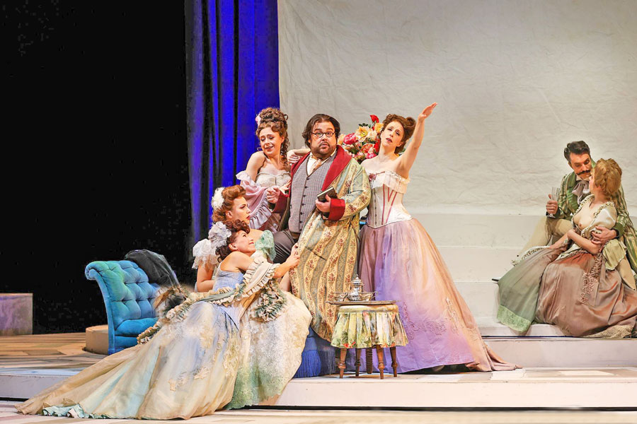 La rondine, Ensemble © Babrara Pálffy/Volksoper Wien