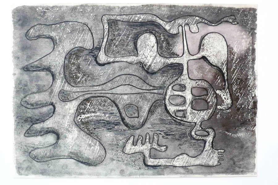 Oswald Oberhuber, „Komplexe Figur“, 1953 © Sammlung Ettl, Foto: Stephan Ettl