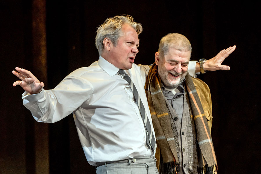 Herbert Föttinger (Dr. Werner Hahn), Erwin Steinhauer (Richard Nowak) © Rita Newman