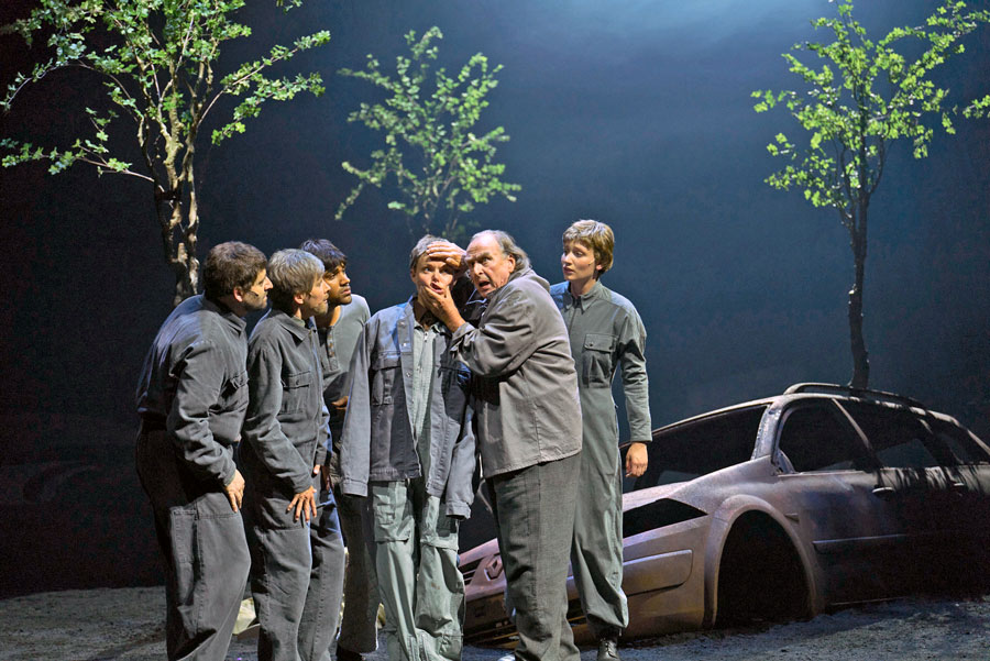 Ein Sommernachtstraum im Burgtheater, Ensemble © Matthias Horn