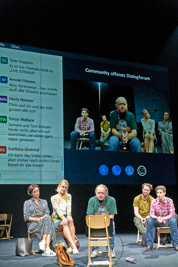  Regina Fritsch, Lilith Häßle, Markus Hering, Maximilian Pulst, Zeynep Buyraç © Matthias Horn 