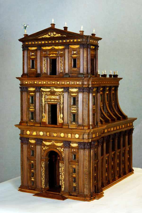 Zentrales Tempelgebäude aus dem Modell des Salomonischen Tempels, Hamburg, um 1680–1690 © SMHM
