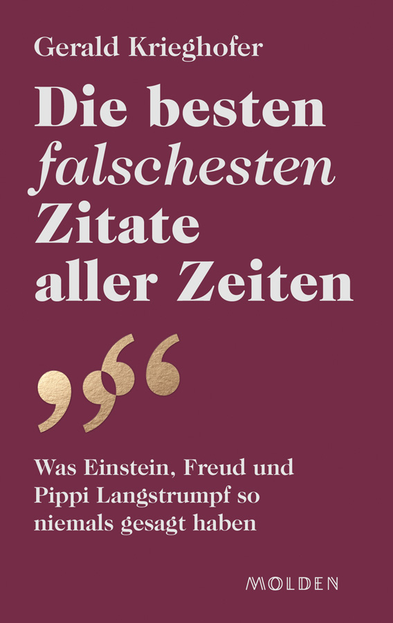 Die falschesten Zitate, Cover 900