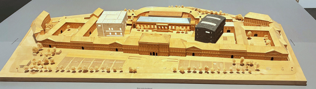 Ortner & Ortner, Manfred Wehdorn, Gesamtmodell des Museumsquartiers 1997