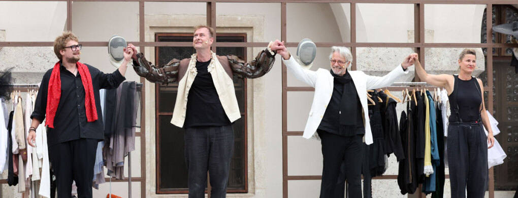 Michael Reitinger, Alexnader Jagsch, Adi Hirschal, Doris Hindinger © Katharina Schiffl