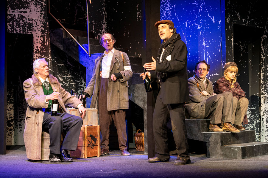 Jörg Stelling, Georg Kusztrich, Philipp Stix, Thomas Marchart, Fanny Alma Fuhs © Bettina Frenzel