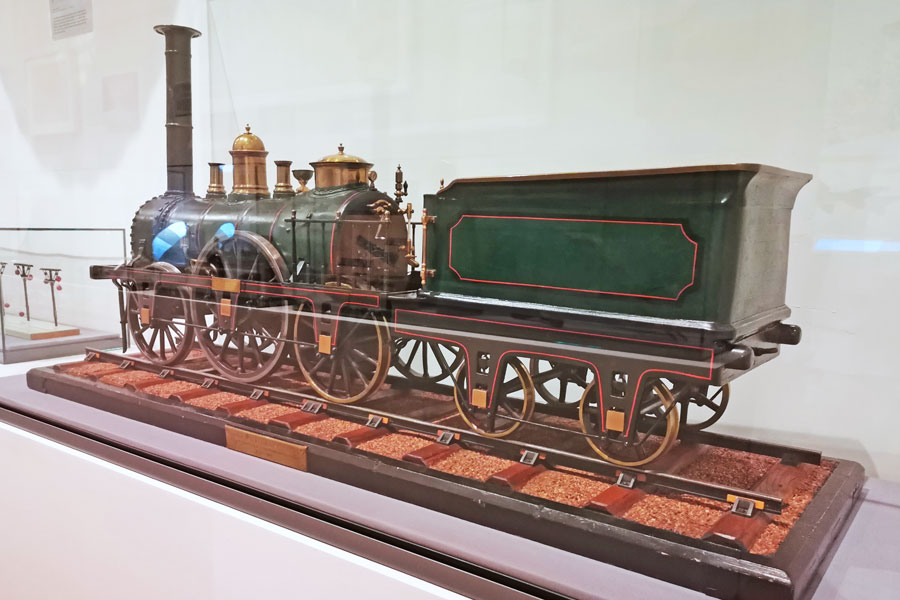 Modell Dampflokomotive Vindobona 1840er-Jahre