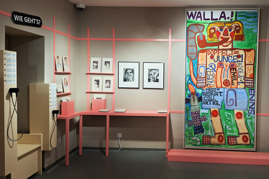 Ausstellungsansicht Kunstbereich